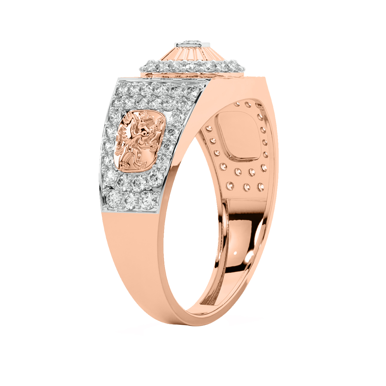 Daniel Round Diamond Ring For Men